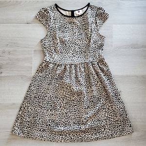 Leopard Print Fit and Flare Size Medium